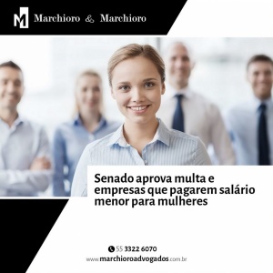 Senado aprova multa a empresas que pagarem salário menor para mulheres