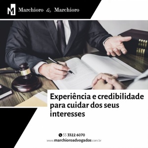 Experiência e credibilidade para cuidar de seus interesses!