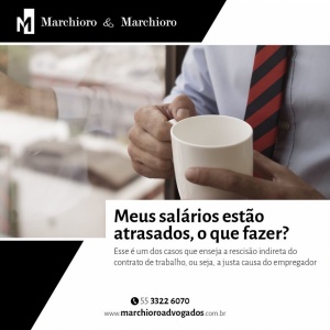 Meus salários estão atrasados, o que fazer? 