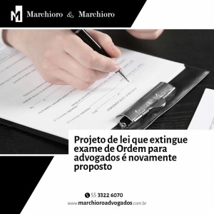Projeto de lei que extingue exame de Ordem para advogados é novamente proposto